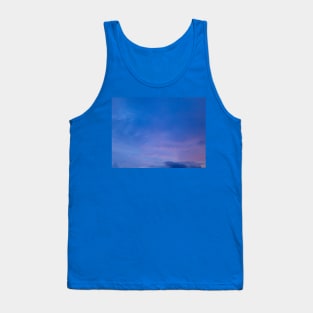 Blue cloudscape with cirrus sky. Tank Top